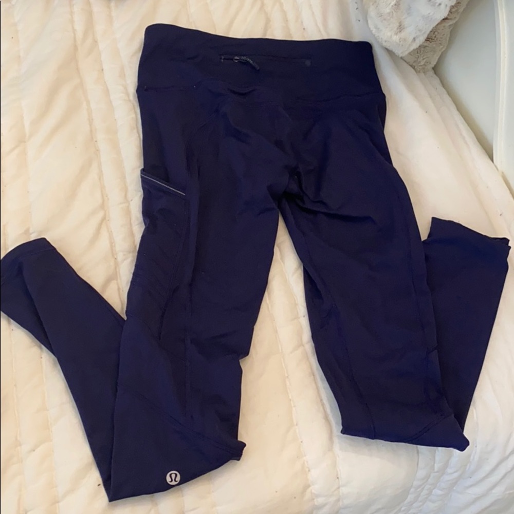 Lululemon Navy Speed Up Tight